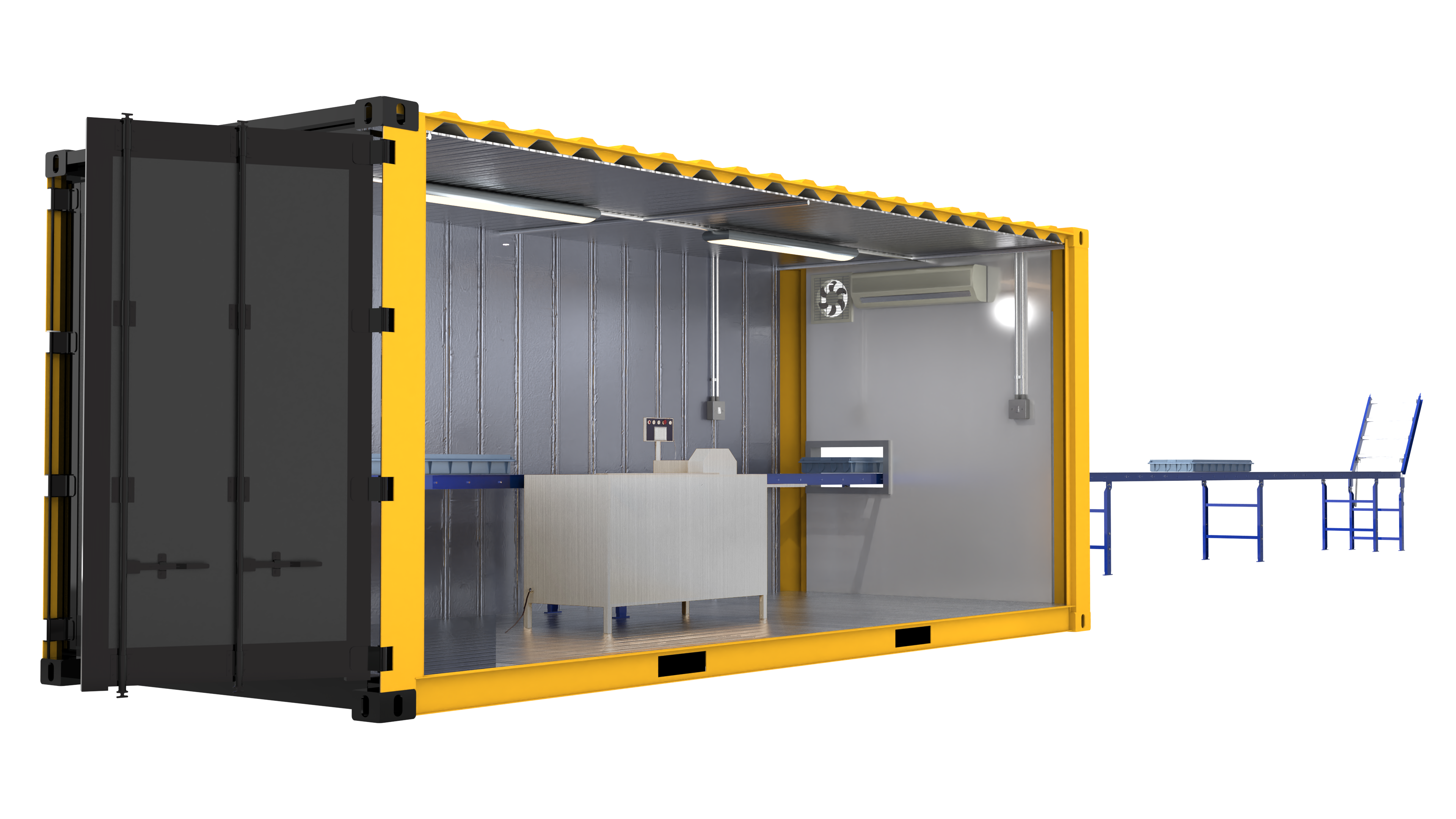 Core Cutting Container Render 1 || full image