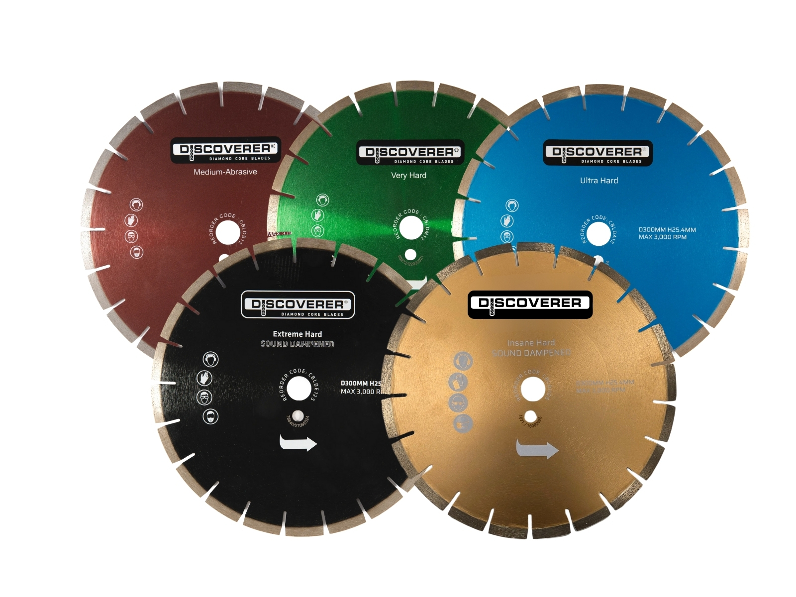 Discoverer Diamond Core Cutting Blades new || thumb 1